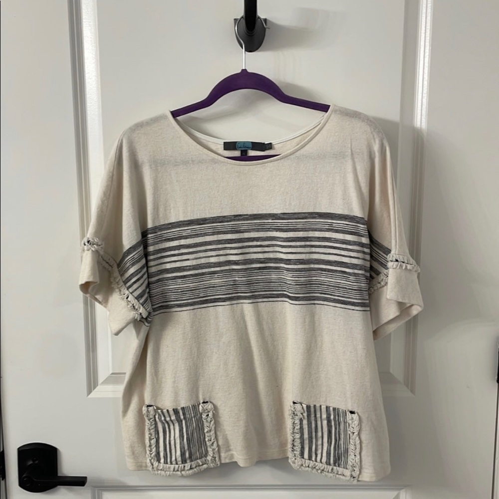 Anthropologie Short Sleeve Top